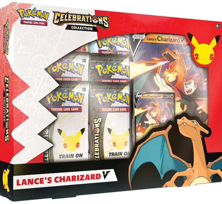 Karetní hra Pokémon TCG: Celebrations Lance&#39;s Charizard V Box_1995676445