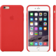 Apple Leather Case pouzdro pro iPhone 6 Plus, červená