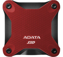 ADATA ASD600Q, USB3.1 - 480GB, červená Poukaz 200 Kč na nákup na Mall.cz + O2 TV HBO a Sport Pack na dva měsíce