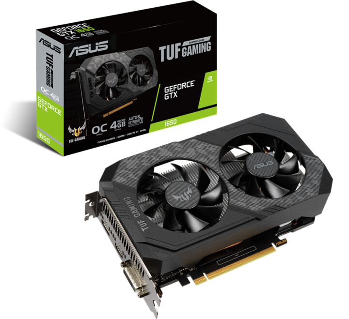 ASUS GeForce TUF-GTX1650-O4GD6-GAMING, 4GB GDDR6_1301820745