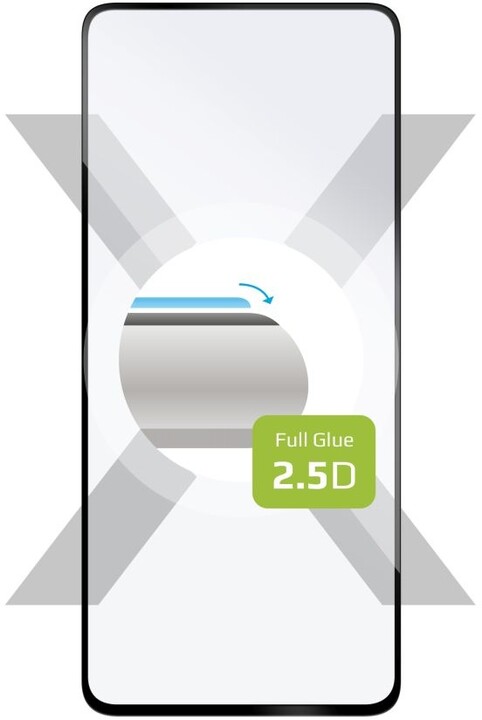 FIXED ochranné sklo Full-Cover pro Xiaomi Redmi Note 12 Pro+, lepení přes celý displej, černá_523367541