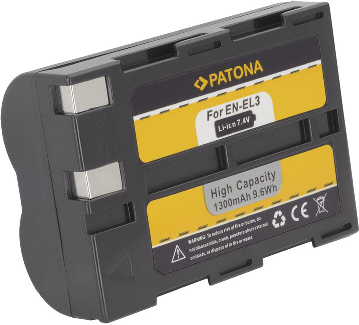 Patona baterie pro Nikon EN-EL3 1300mAh_1104452983
