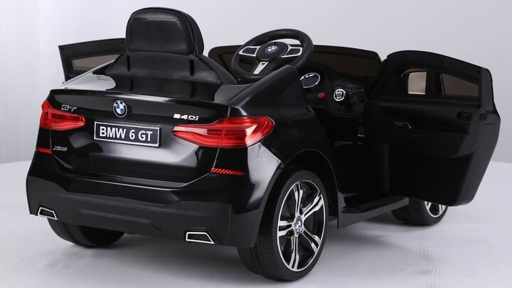 Dětské elektrické auto BMW 6GT, kožené sedačky_335219541
