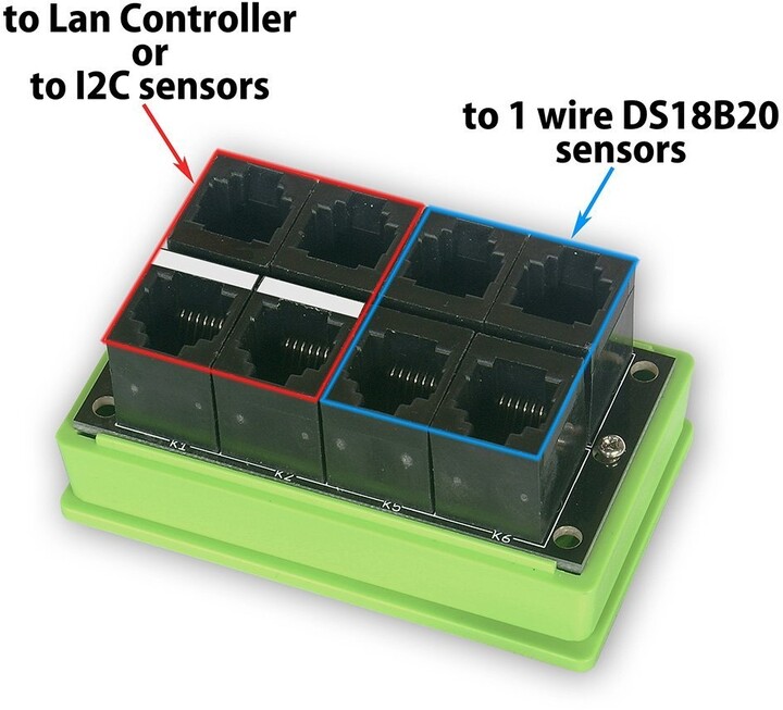 Tinycontrol LANKON-099 - pro připojení senzorů DS18B20, pro LAN ovladač_2125185705