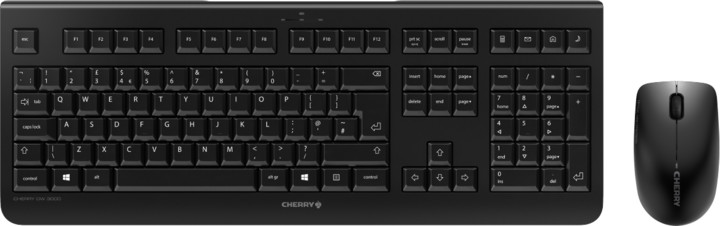 CHERRY set klávesnice a myši DW 3000, bezdrátová, CZ, černá_1695129197