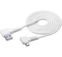 CellularLine USB datový kabel L s konektorem micro USB, 200 cm, bílá_1651602845