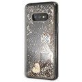 GUESS pouzdro Glitter Hearts pro Samsung Galaxy S10e, zlatá_1873776270