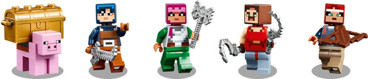 LEGO® Minecraft® 21163 Bitva o rudit_2130063990