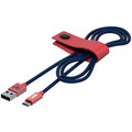Tribe Marvel Spiderman Micro USB kabel (120cm) - Modrý