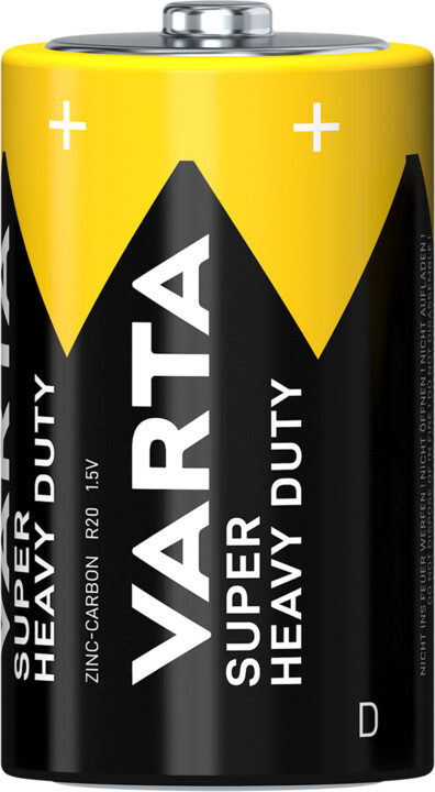 VARTA baterie Super Heavy Duty D, 2ks_1886091672