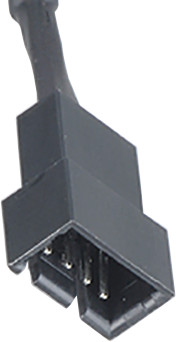 Akasa prodlužovací kabel 4PIN konektory pro PWM a 3pin ventilátoru, 30 cm_800240685
