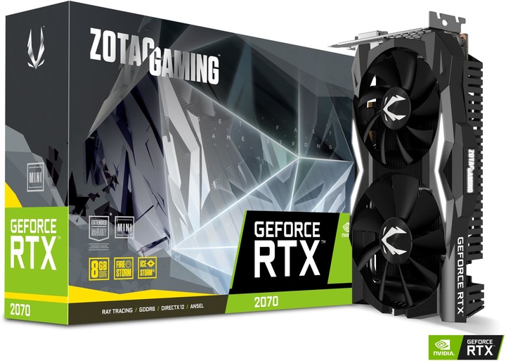 Zotac GeForce RTX 2070 GAMING mini, 8GB GDDR6_1158660678