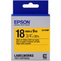 Epson LabelWorks LK-5YBP, páska pro tiskárny etiket, 18mm, 9m, černo-žlutá_1606666166