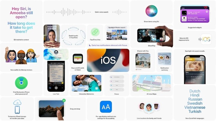 iPhony dostaly nové vychytávky, Apple vydal iOS 15