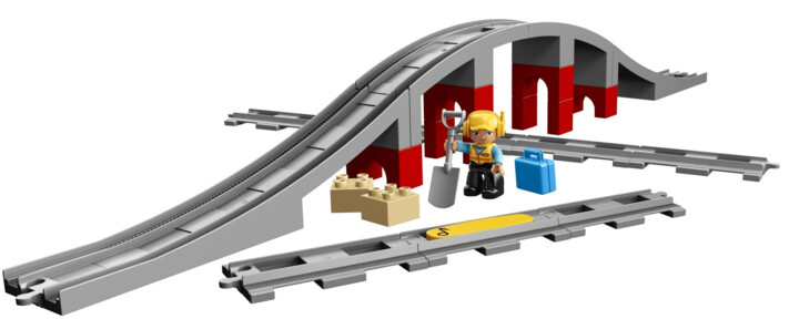 LEGO® DUPLO® Town 10872 Doplňky k vláčku – most a koleje_1157548746