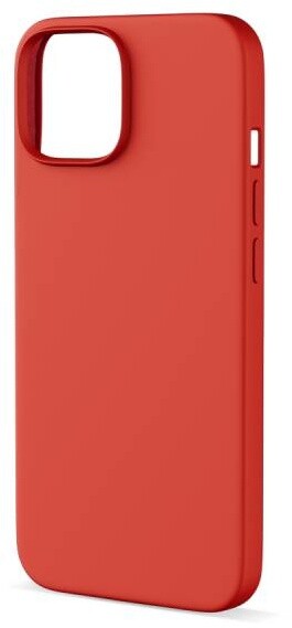 EPICO silikonový zadní kryt s podporou MagSafe pro iPhone 15 Plus, tmavě červená_417280442