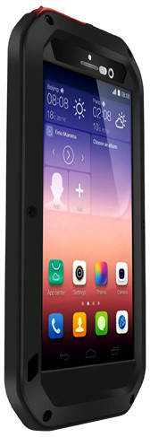 Love Mei Case Huawei P7 Three anti Black+Black+Red_1633524307
