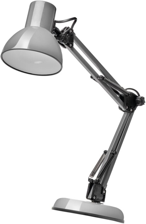 Emos LED stolní lampa Lucas na žárovku E27, tmavě šedá_1688645202