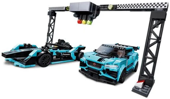 LEGO® Speed Champions 76898 Formula E Panasonic Jaguar Racing GEN2 car &amp; Jaguar I-PACE eTROPHY_1972722498