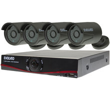 Evolveo Detective D04, 4-kanálový NVR + 4x kamera HD720p, IP65_1991013082