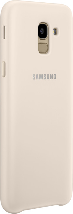 Samsung dvouvrstvý ochranný kryt pro J6, zlatá_1691907368
