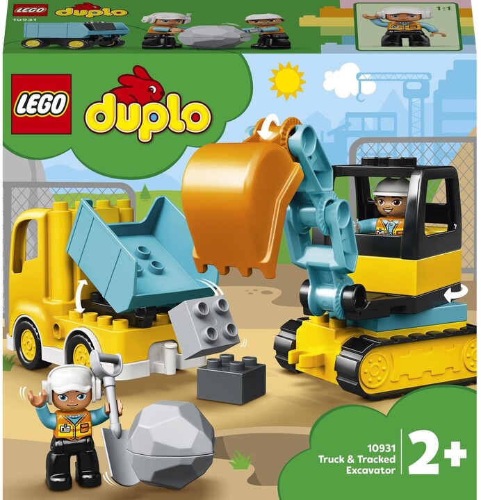 LEGO® DUPLO® Town 10931 Náklaďák a pásový bagr_2097355654