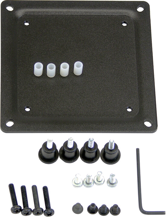 Ergotron - Upevňovací komponent (deska adaptéru) pro obrazovku - ocel, černá_1132566004
