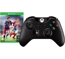 Microsoft Xbox ONE Gamepad, bezdrátový + FIFA 16 (Xbox ONE)_1678893049