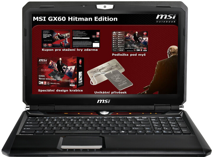MSI GX60 3AC-083CZ Hitman Edition, černá_1351329980