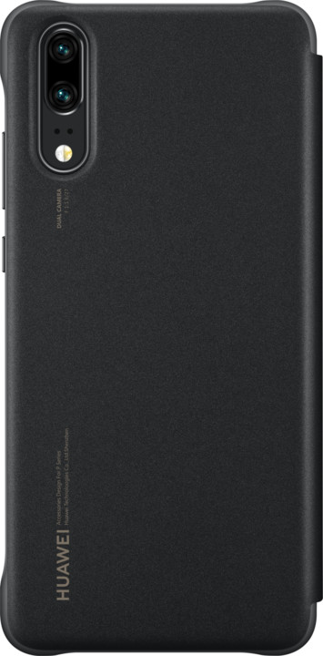 Huawei Original S-View Cover Pouzdro pro P20, černá_1615034266