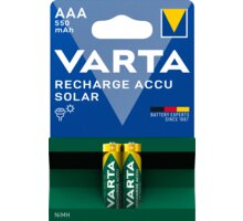 VARTA nabíjecí baterie Solar AAA 550 mAh, 2ks