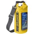 CELLY voděodolný vak Explorer 2L s kapsou na telefon do 6,2", žlutý