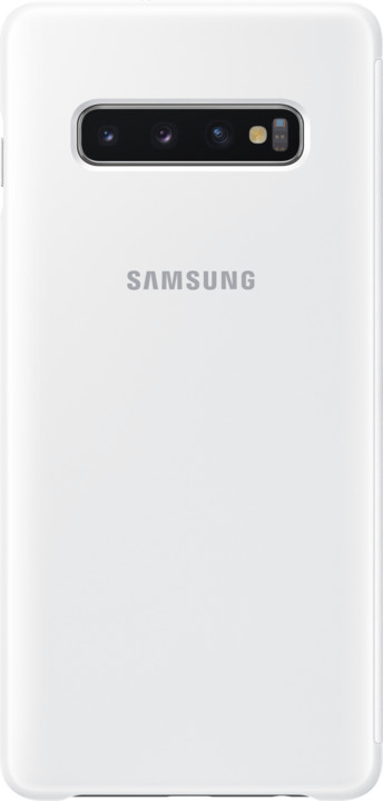 Samsung Clear View flipové pouzdro pro Samsung G975 Galaxy S10+, bílá_1140401778