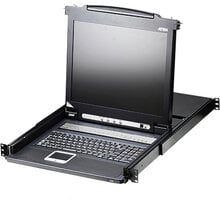 ATEN CL1016 - 16-portový KVM switch (PS/2 i USB), 17" LCD, UK klávesnice Poukaz 200 Kč na nákup na Mall.cz