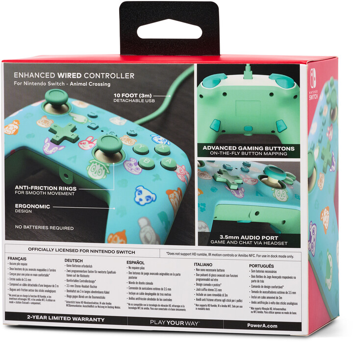 PowerA Enhanced Wired Controller, Animal Crossing (SWITCH)_1376177154