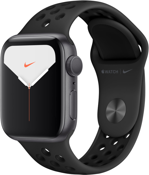 Apple Watch Nike Series 5 GPS, 40mm Space Grey Aluminium Case with Anthracite/Black Nike Sport Band_1779619457