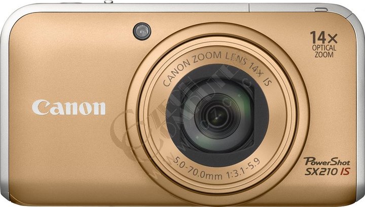 Canon PowerShot SX210, zlatá_1760086191