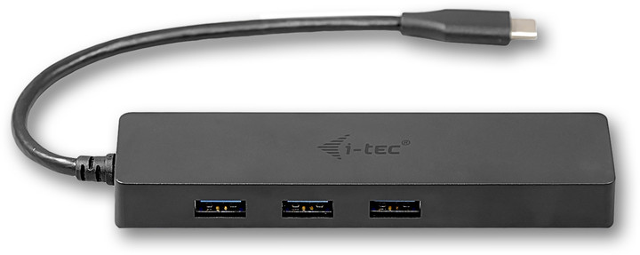 i-tec USB-C 3.1 Slim HUB 3port + Gigabit Ethernet adaptér_1351137110