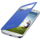 Samsung flipové pouzdro S-view EF-CI950BC pro Galaxy S4, světle modrá