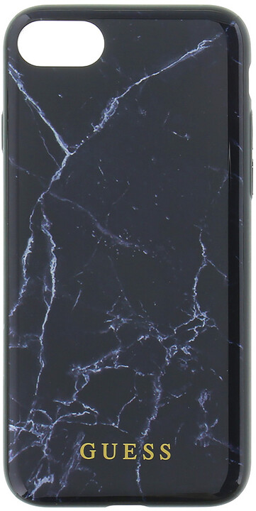 GUESS Marble TPU pouzdro pro iPhone 7/8, Black_1805173971