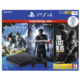 PlayStation 4 Slim, 1TB, černá + Horizon Zero Dawn + The Last of Us + Uncharted 4