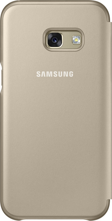 Samsung Galaxy A3 2017 (SM-A320P), flipové pouzdro, zlaté_1072384985