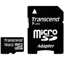 Transcend Micro SDHC 16GB Class 4 + adaptér_1397195570