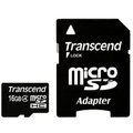 Transcend Micro SDHC 16GB Class 4 + adaptér
