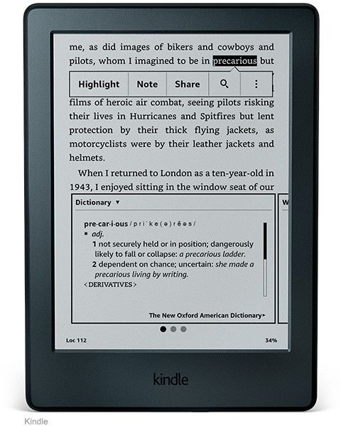 Amazon Kindle 8 Touch 2016 verze s reklamou černý/black_622070457