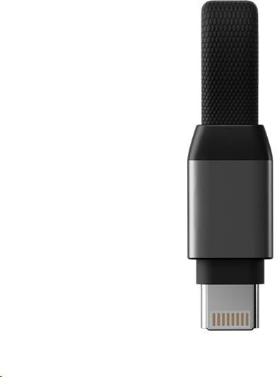 inCharge PRO - nabíjecí a datový kabel, USB-C - Lightning, šedá_202262827
