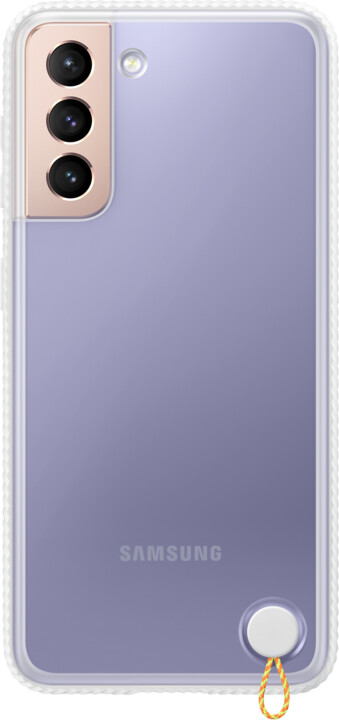 Samsung ochranný kryt Clear Protective pro Samsung Galaxy S21, bílá transparentní_358654970