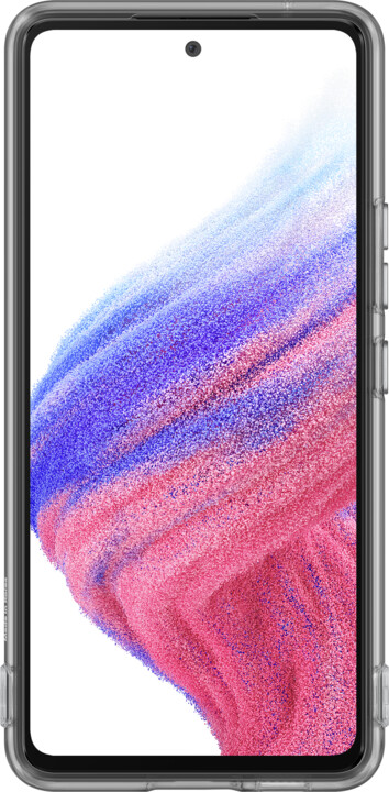 Samsung poloprůhledný zadní kryt pro Galaxy A53 5G, černá_2027625696
