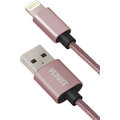 YENKEE YCU 601 RE USB / lightning kabel 1 m, růžová