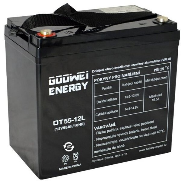 GOOWEI ENERGY OT55-12 - VRLA AGM, 12V, 55Ah_380776540